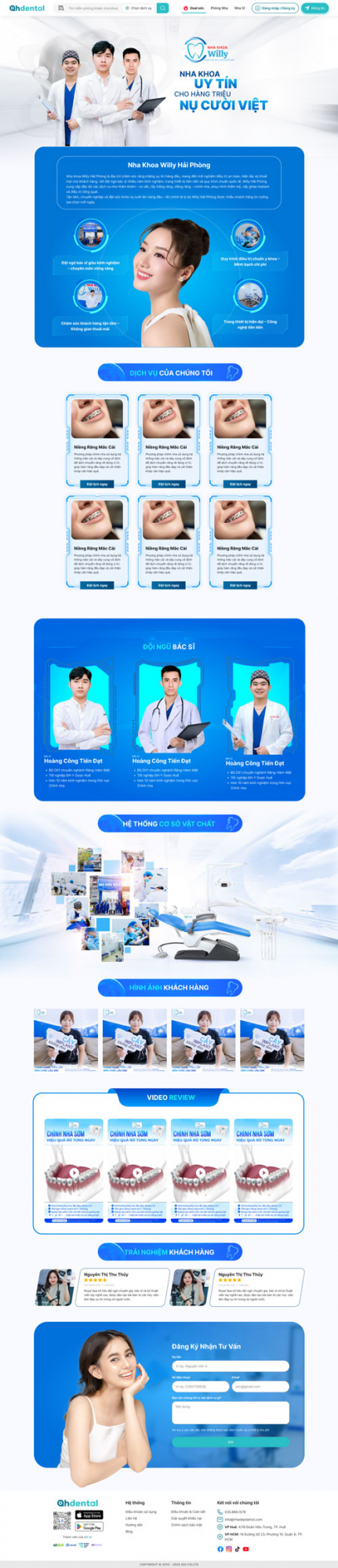 Landing Nha khoa Willy Hải Phòng
