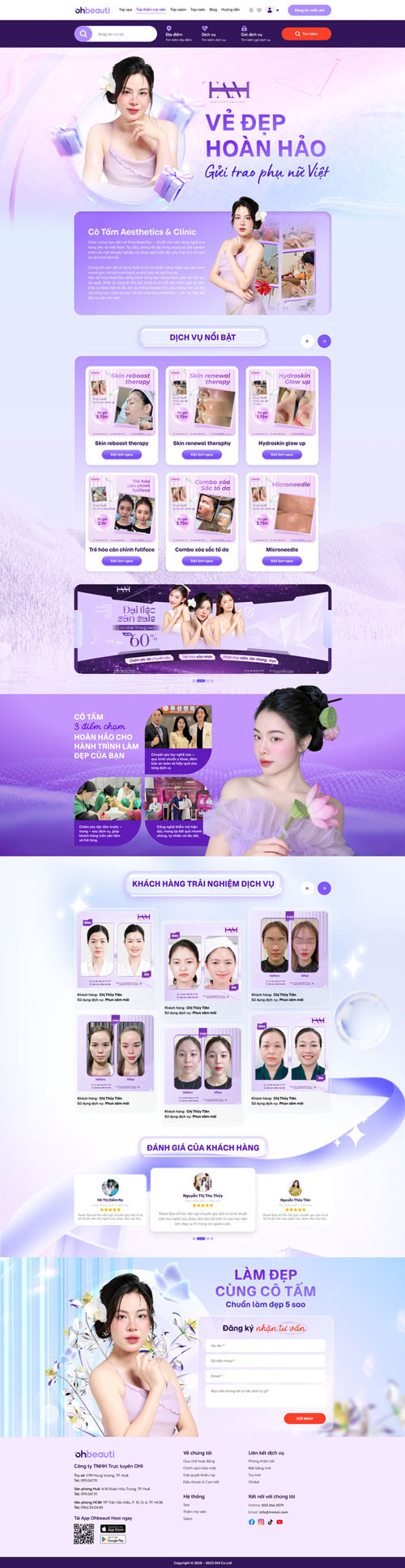 Landing Cô Tấm Aesthetics & Clinic