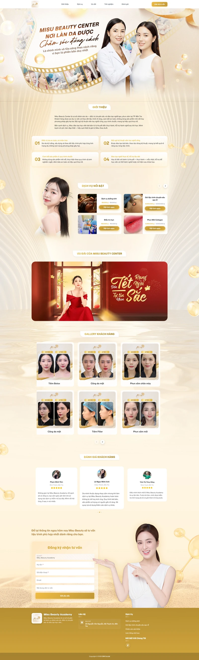 Landing Misu Beauty Academy