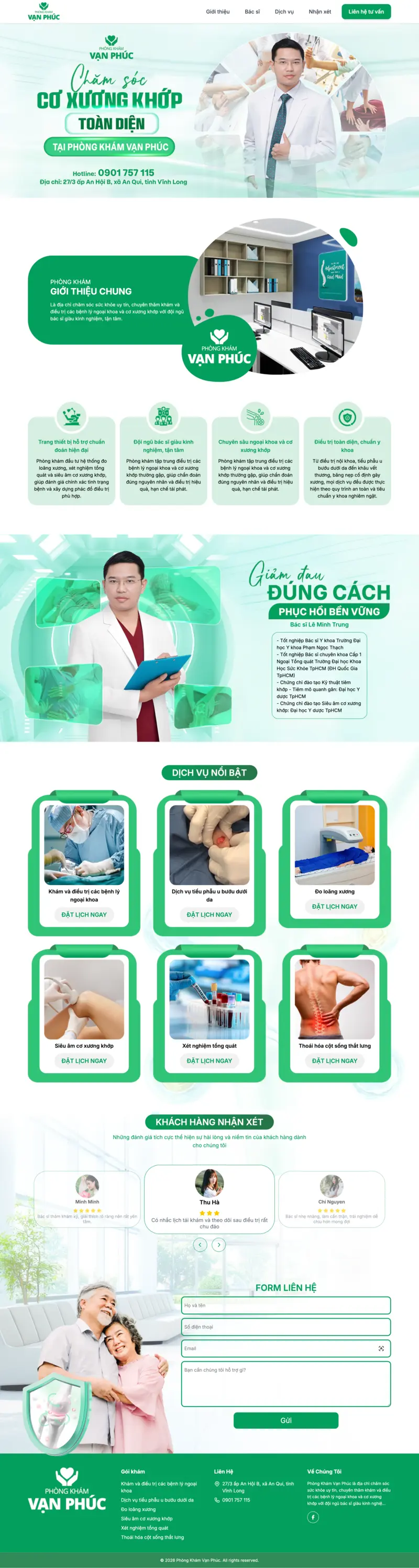 Landing Phòng khám Vạn Phúc