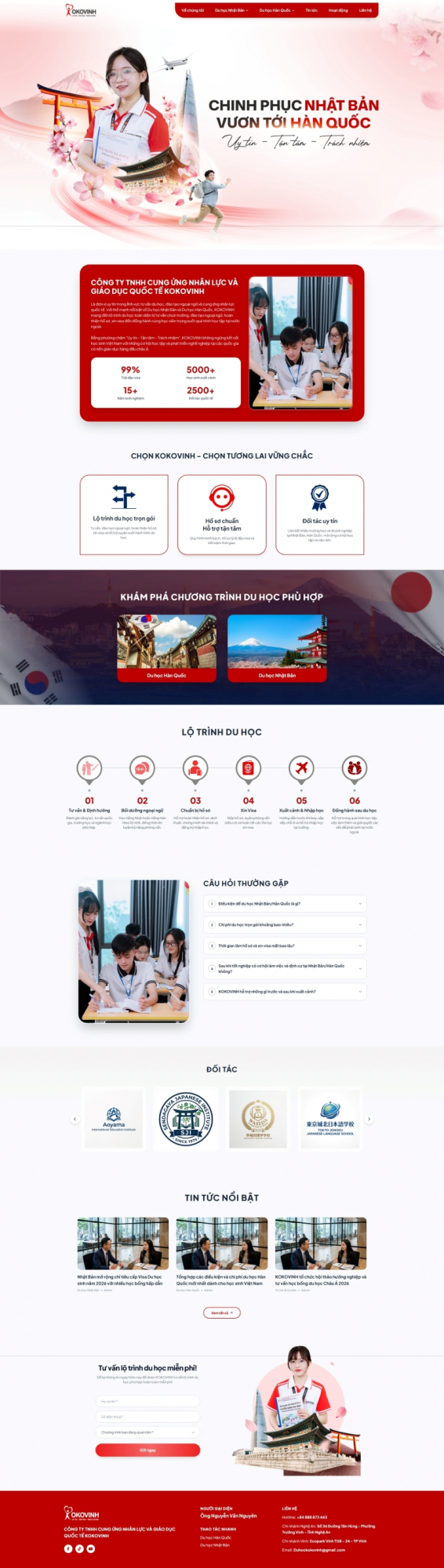Website Du học KoKoVinh
